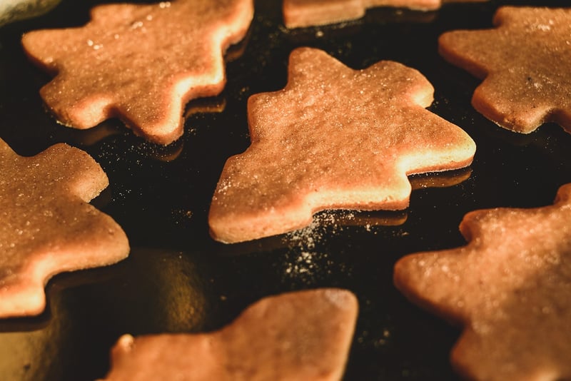 Baking cookies